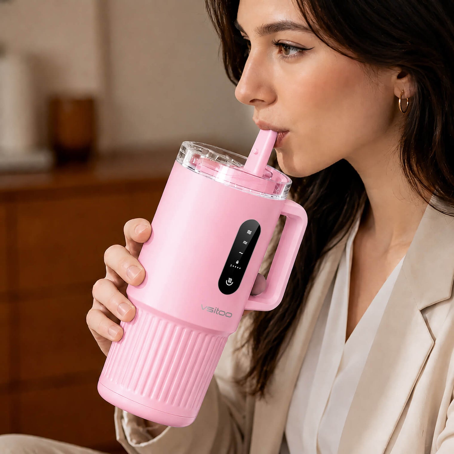 VSITOO AI Self-Heated Coffee Travel Mug-S5 Pro