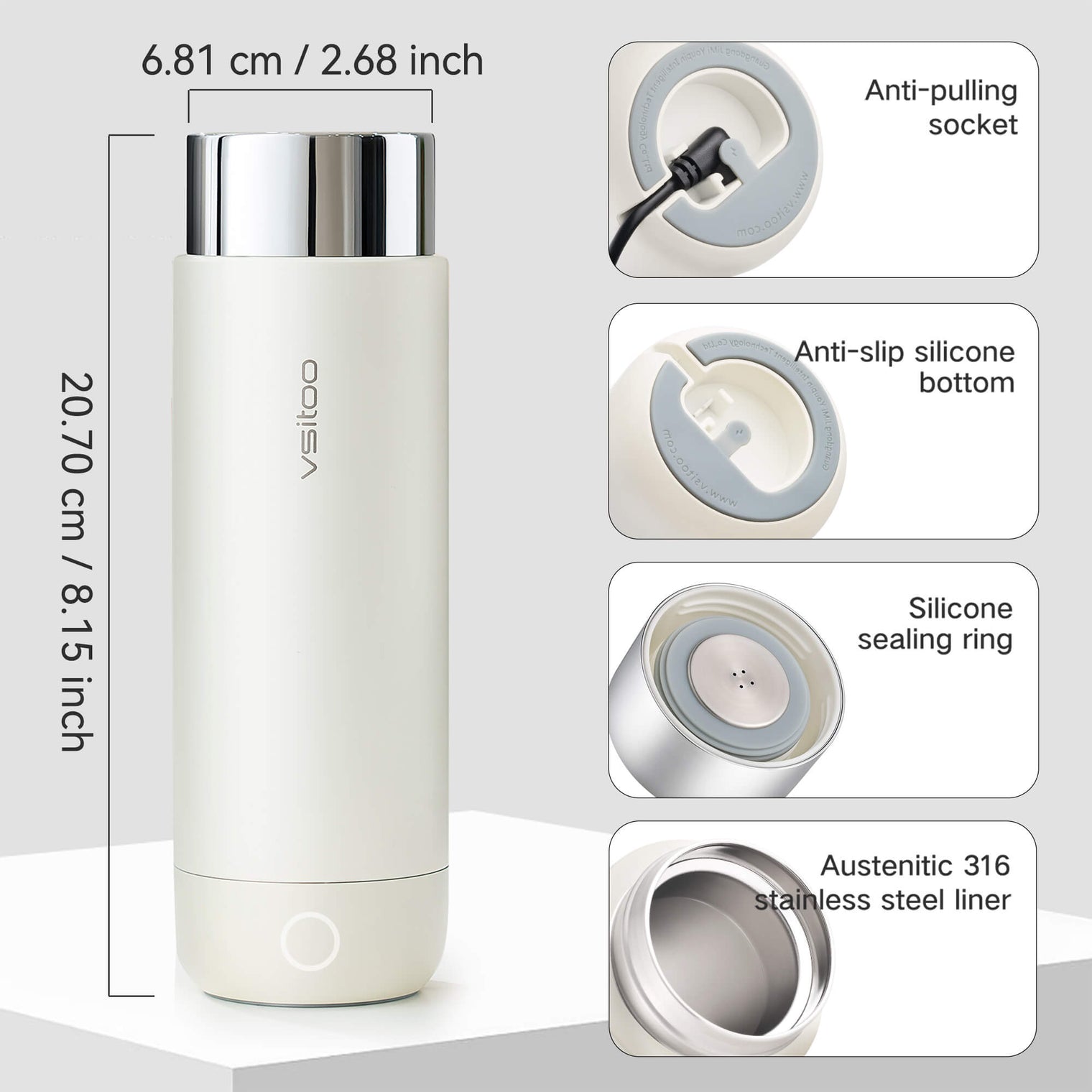 VSITOO Heated Travel Bottle-H1 VSITOO