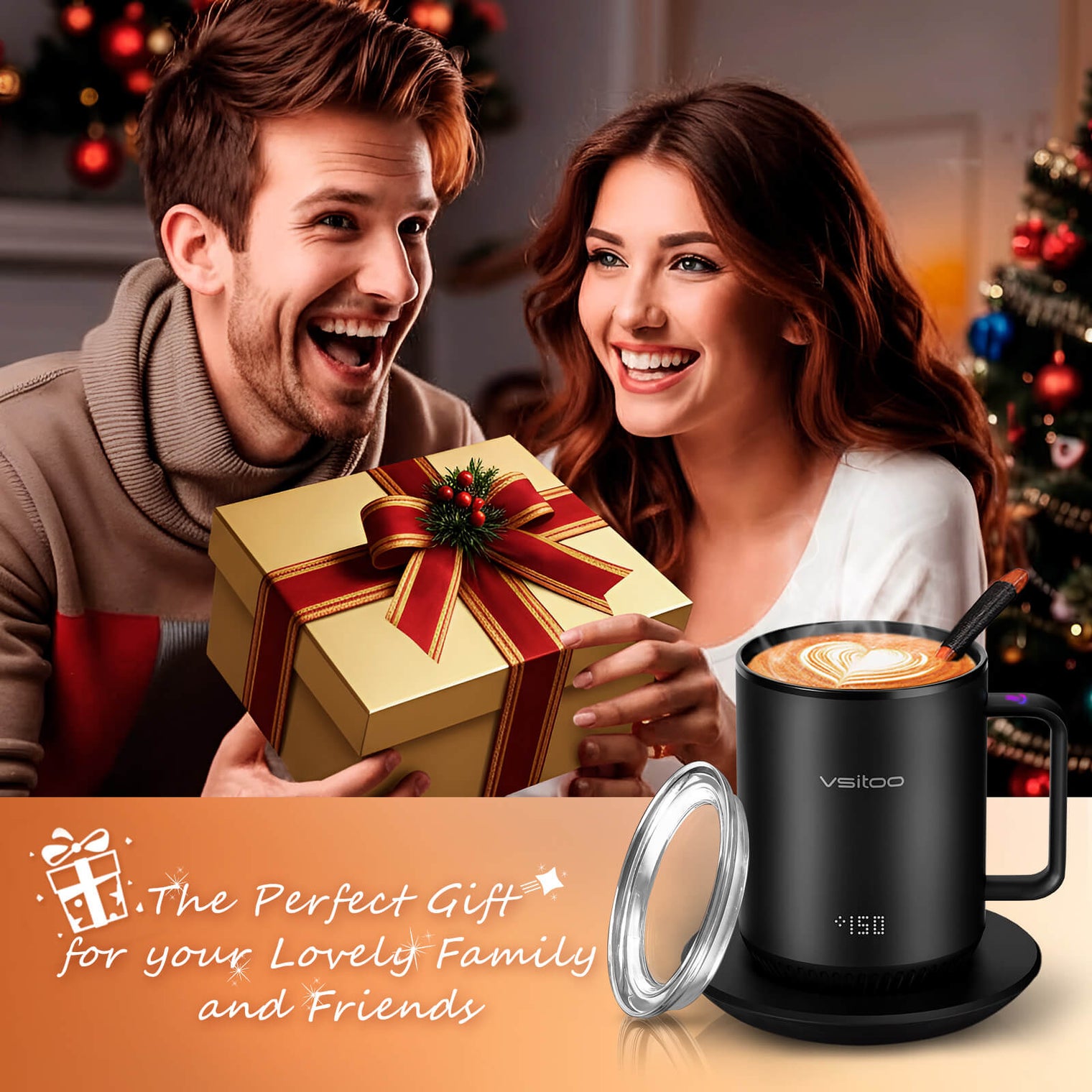 VSITOO AI Self-Heated Coffee Mug-S3 VSITOO