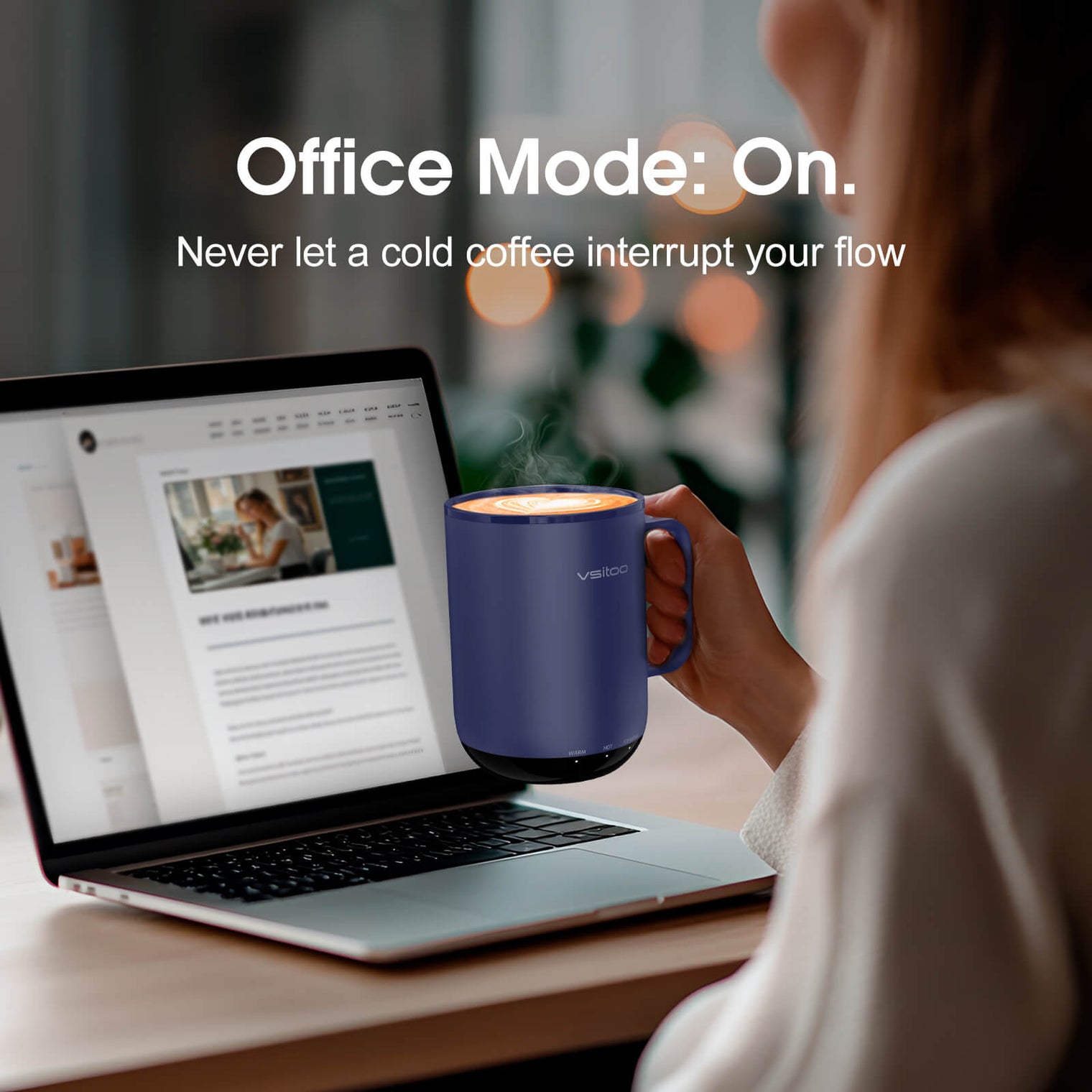 VSITOO AI Self-Heated Coffee Mug-S3 Plus VSITOO