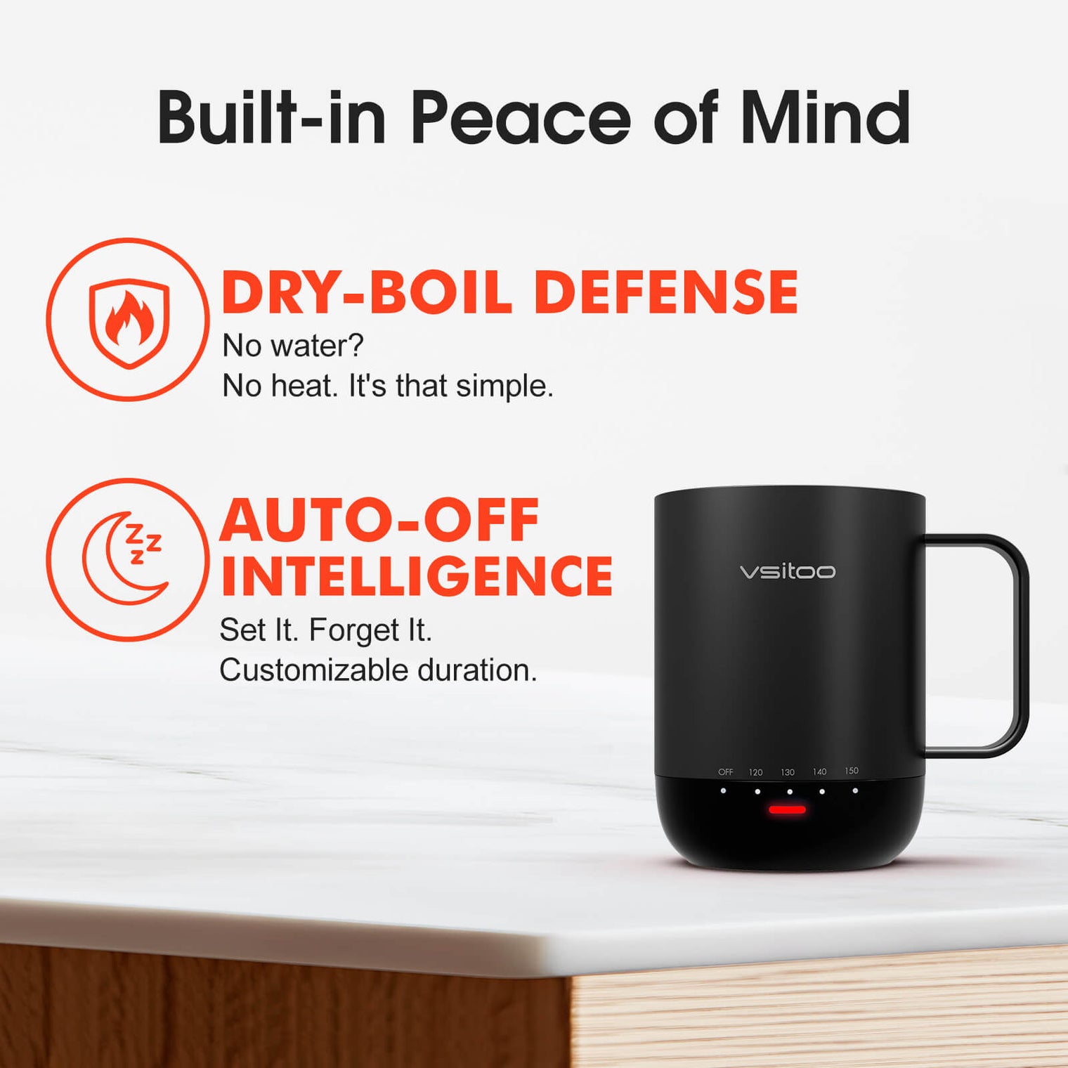 VSITOO AI Self-Heated Coffee Mug-S3 Pro VSITOO