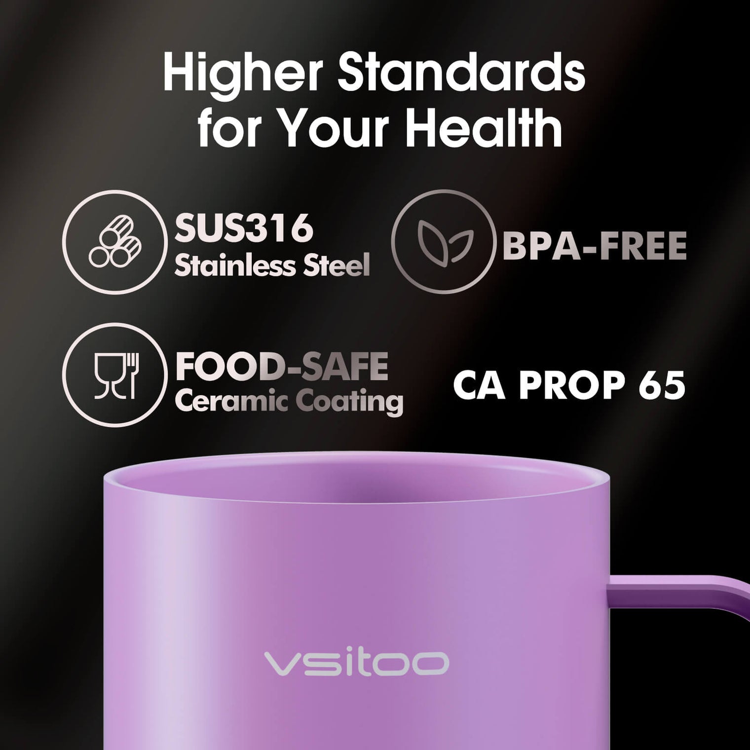 VSITOO AI Self-Heated Coffee Mug-S3 Pro VSITOO