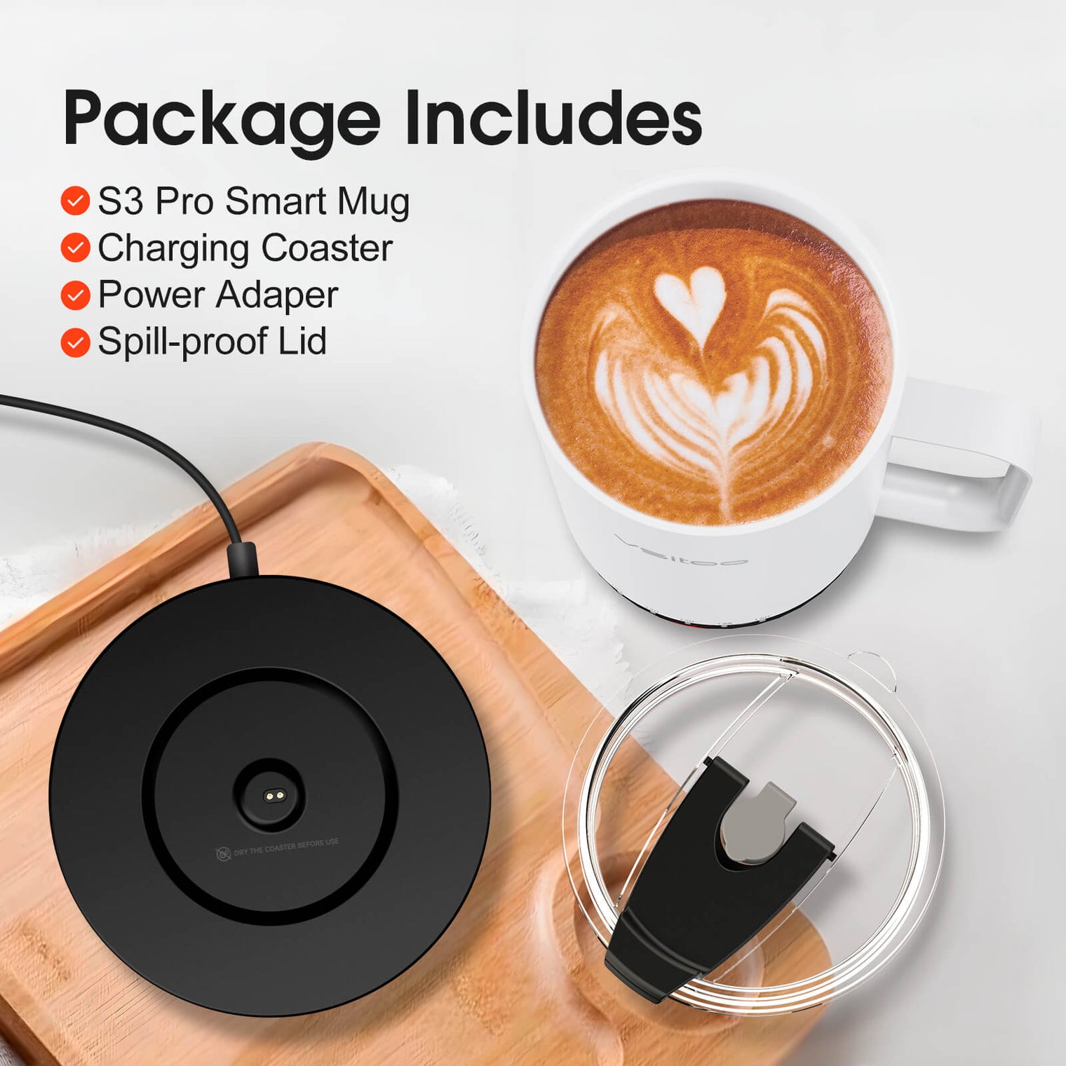 VSITOO AI Self-Heated Coffee Mug-S3 Pro VSITOO
