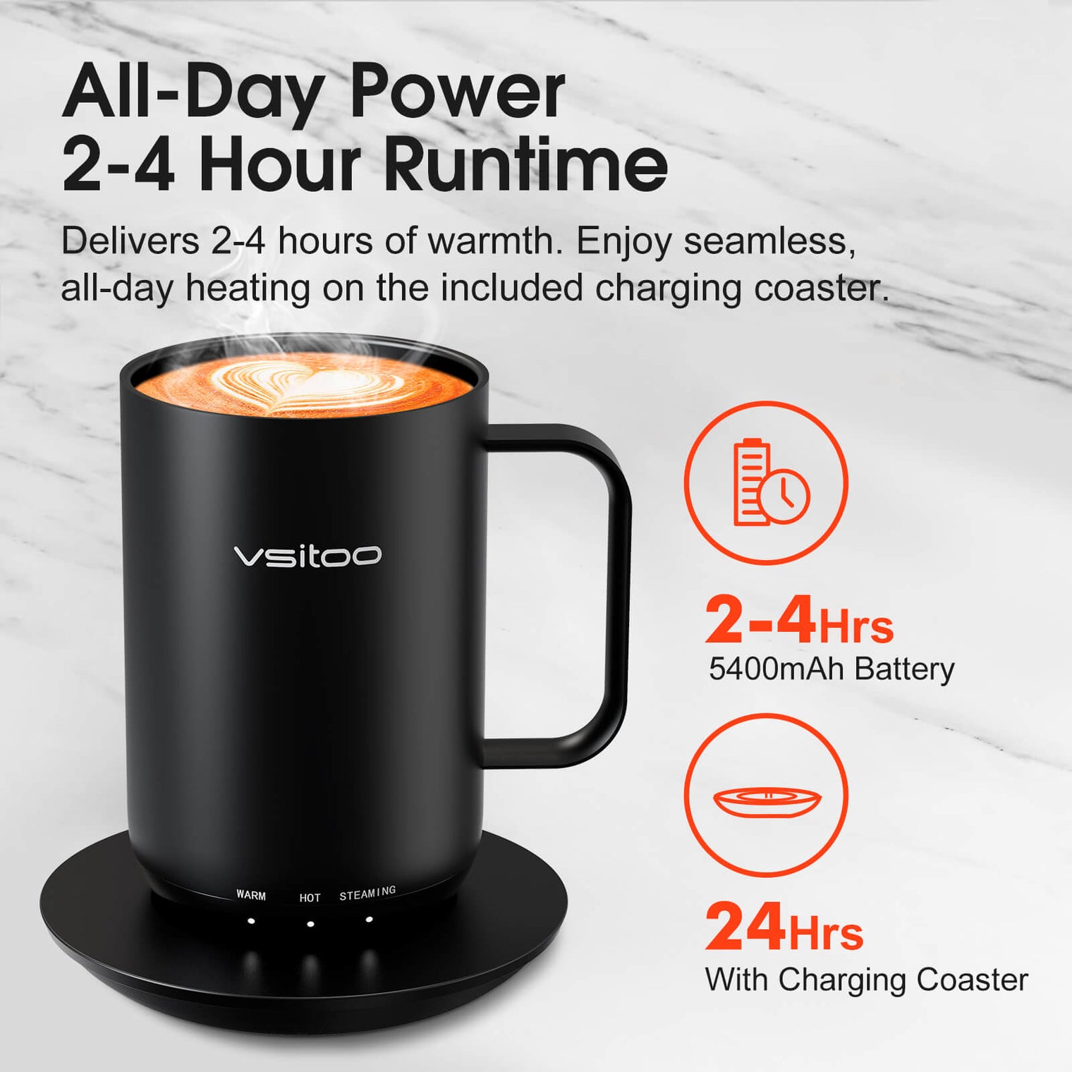 VSITOO AI Self-Heated Coffee Mug-S3 Ultra VSITOO