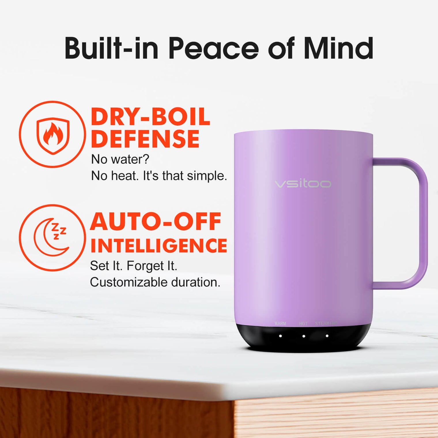 VSITOO AI Self-Heated Coffee Mug-S3 Ultra VSITOO