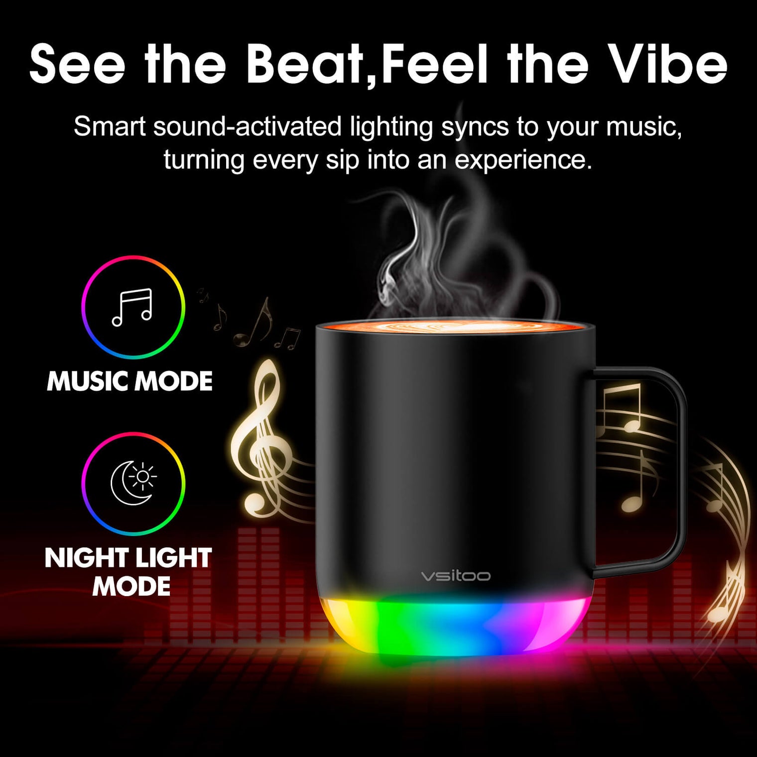 VSITOO AI Self-Heated Coffee Mug-S6 Plus VSITOO