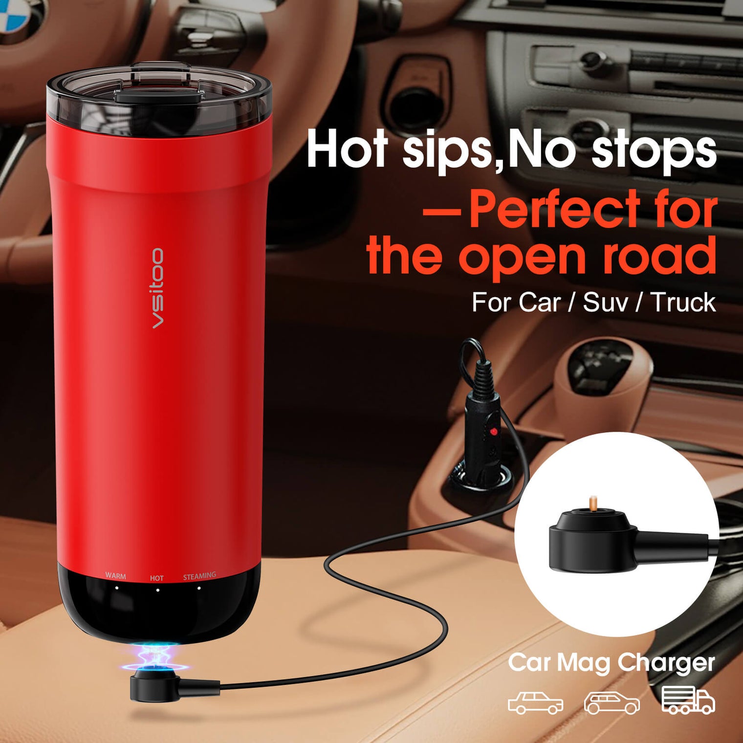 VSITOO AI Self-Heated Coffee Travel Mug-S5 VSITOO