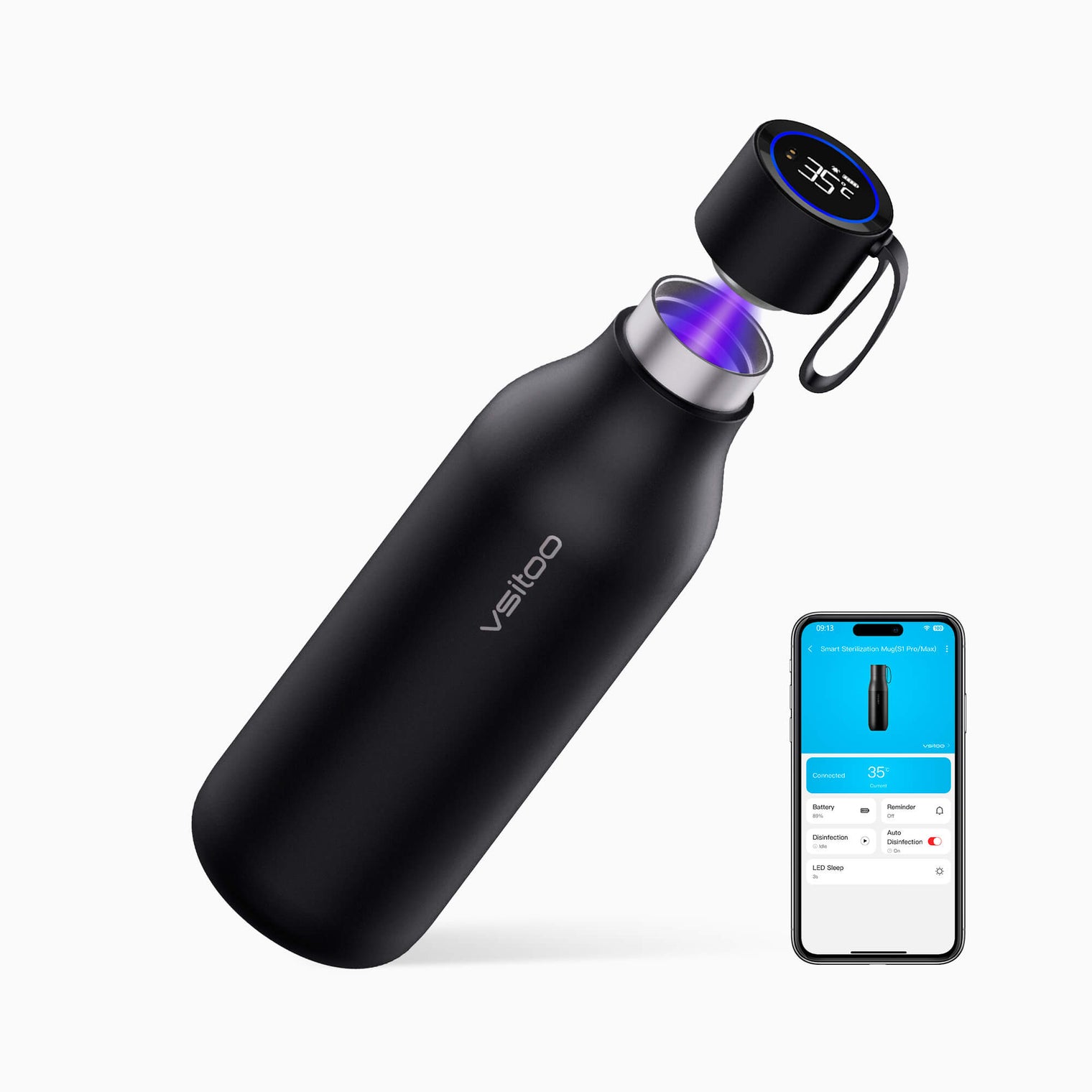 VSITOO AI Self-Cleaning Water Bottle-S1 Max VSITOO