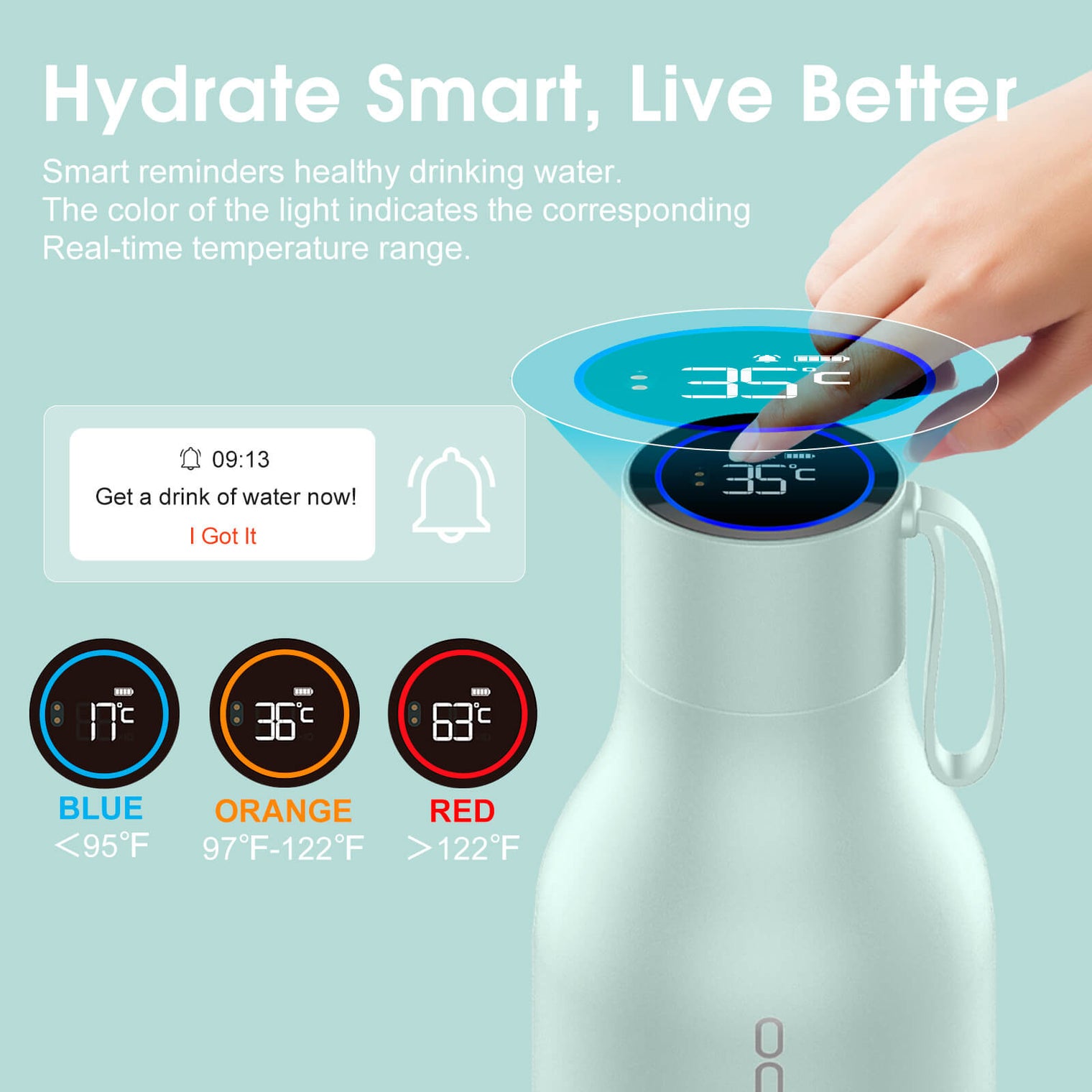 VSITOO AI Self-Cleaning Water Bottle-S1 Max VSITOO