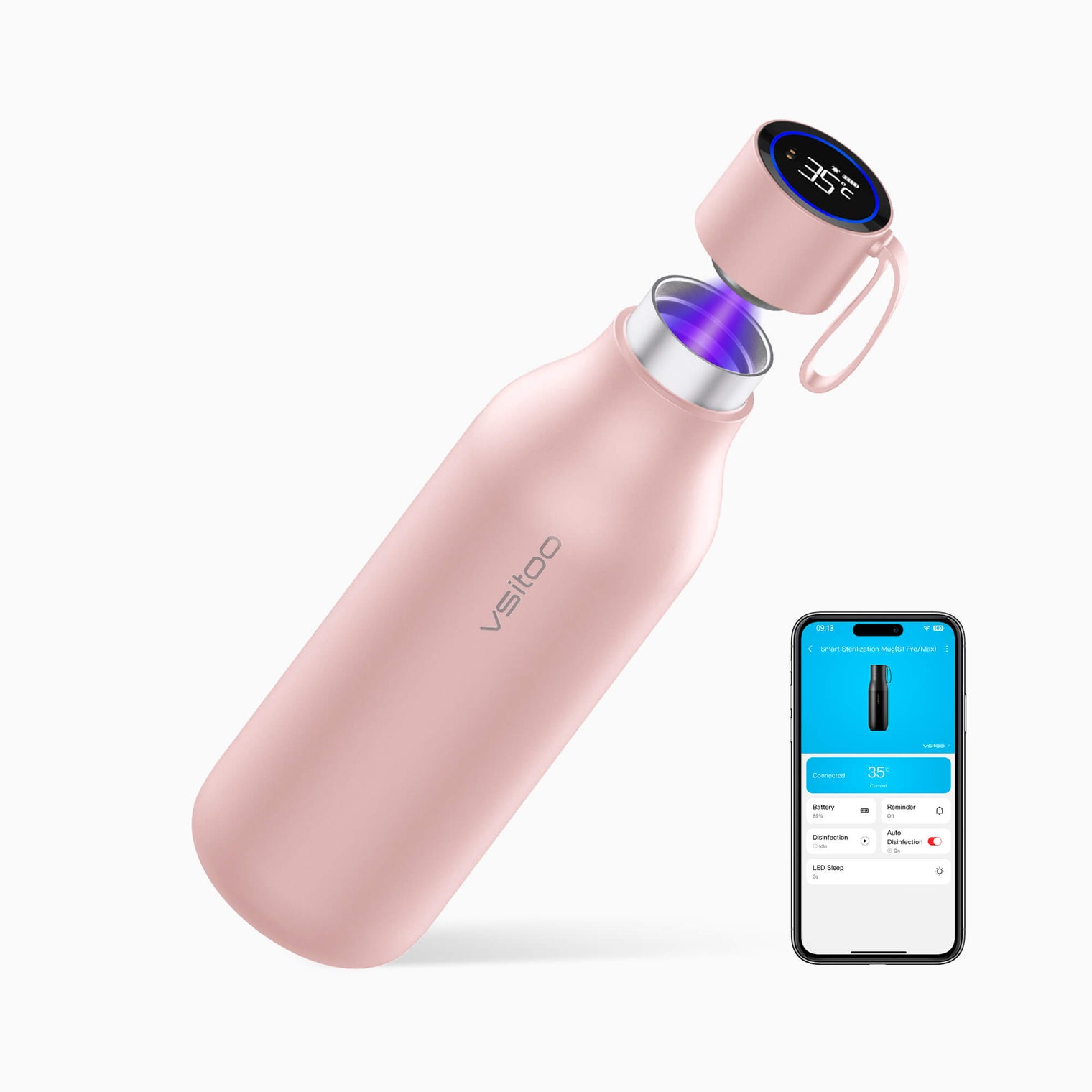 VSITOO AI Self-Cleaning Water Bottle-S1 Max VSITOO