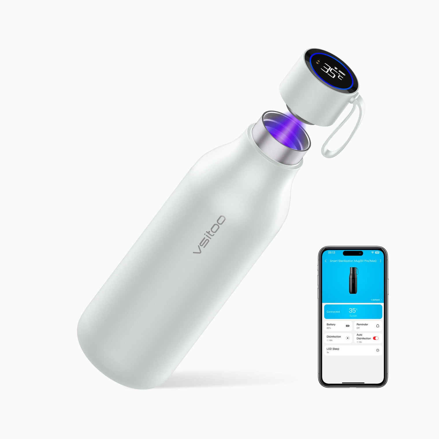 VSITOO AI Self-Cleaning Water Bottle-S1 Max VSITOO