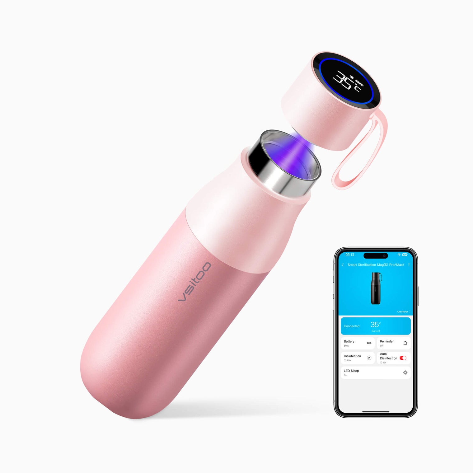 VSITOO AI Self-Cleaning Water Bottle-S1 Pro VSITOO
