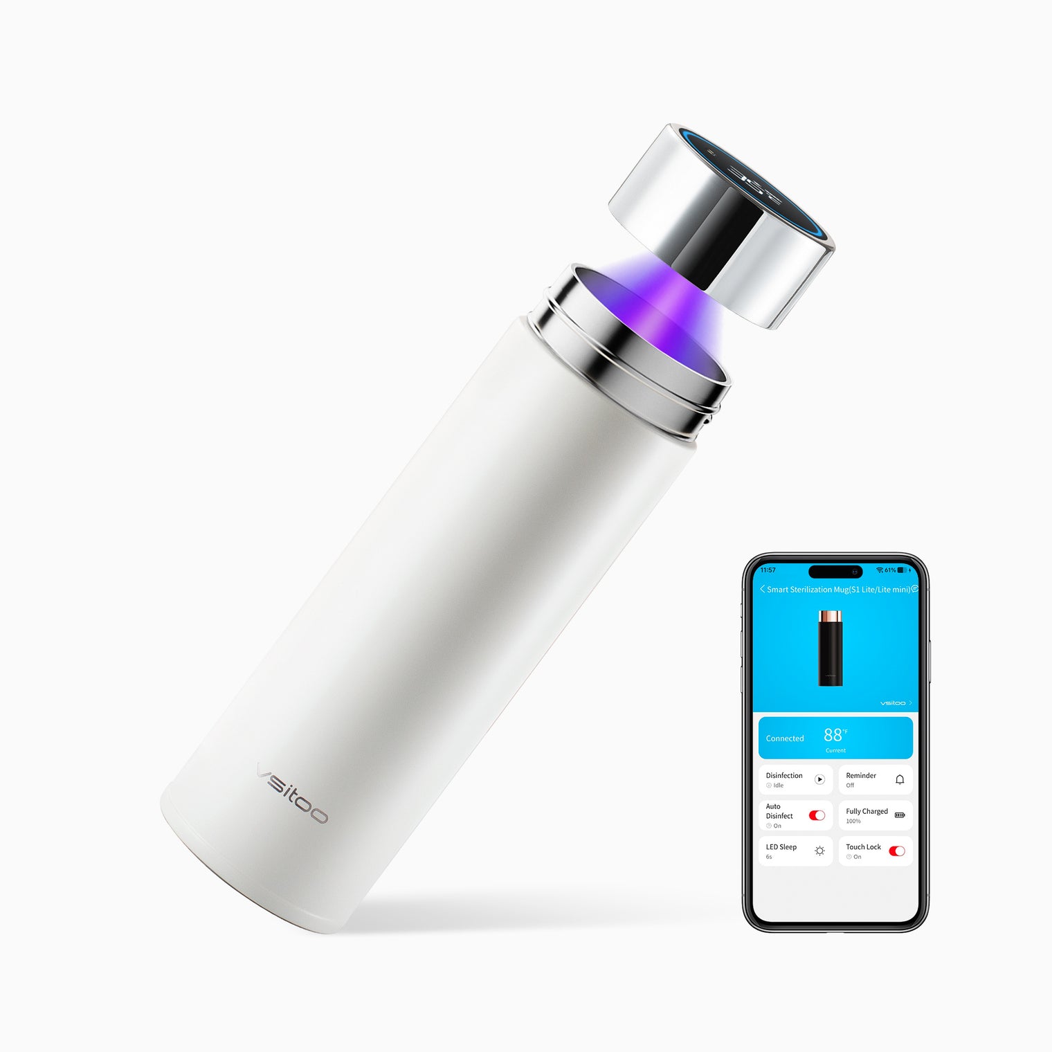 VSITOO AI Self-Cleaning Water Bottle-S1 Lite VSITOO