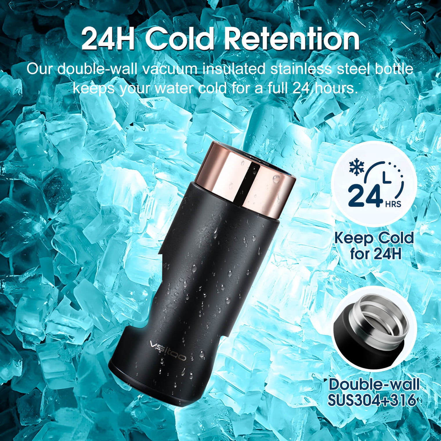 VSITOO AI Self-Cleaning Water Bottle-S1 Lite mini VSITOO