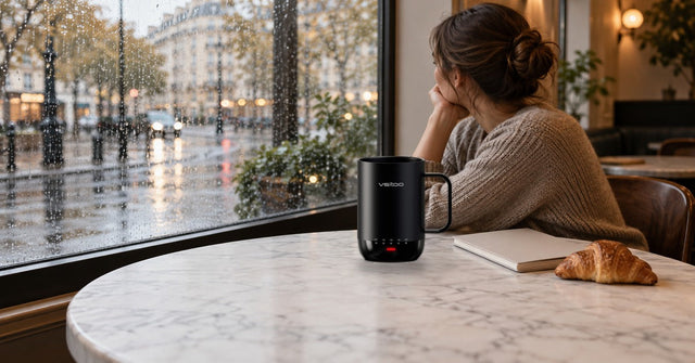 VSITOO s3-pro in a lifestyle cafe scene
