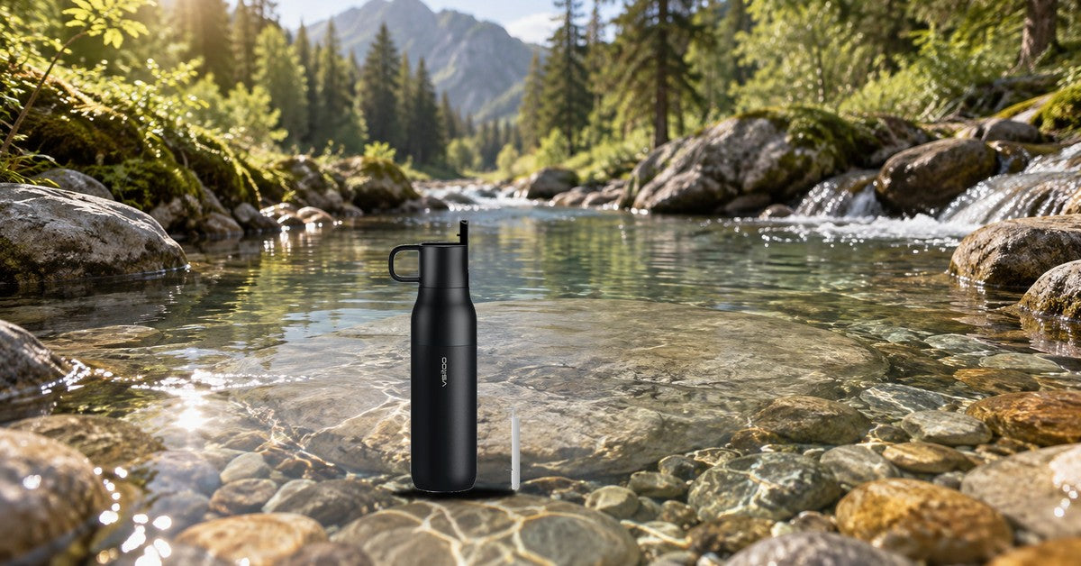 s2-filtered-water-bottle in a stream-fill scene