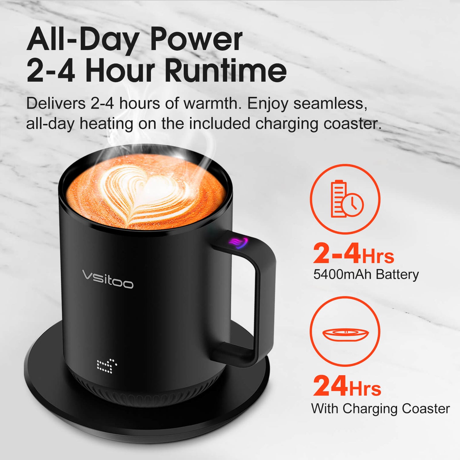 VSITOO AI Self-Heated Coffee Mug-S3 VSITOO