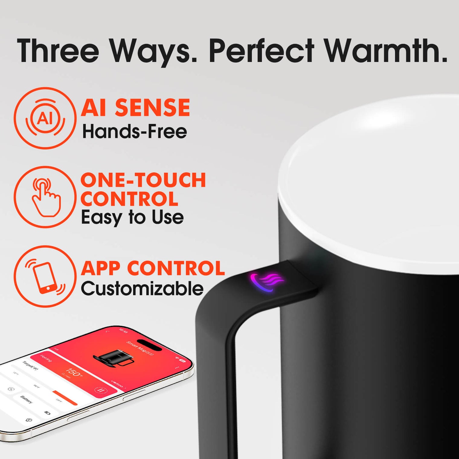 VSITOO AI Self-Heated Coffee Mug-S3 VSITOO
