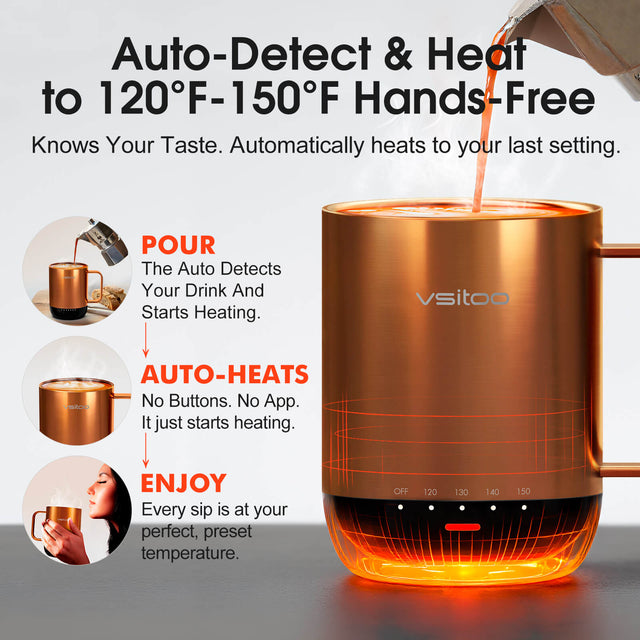 VSITOO AI Self-Heated Coffee Mug-S3 Pro VSITOO