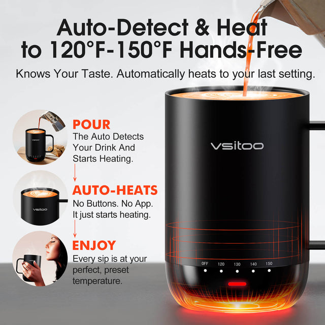 VSITOO AI Self-Heated Coffee Mug-S3 Pro VSITOO