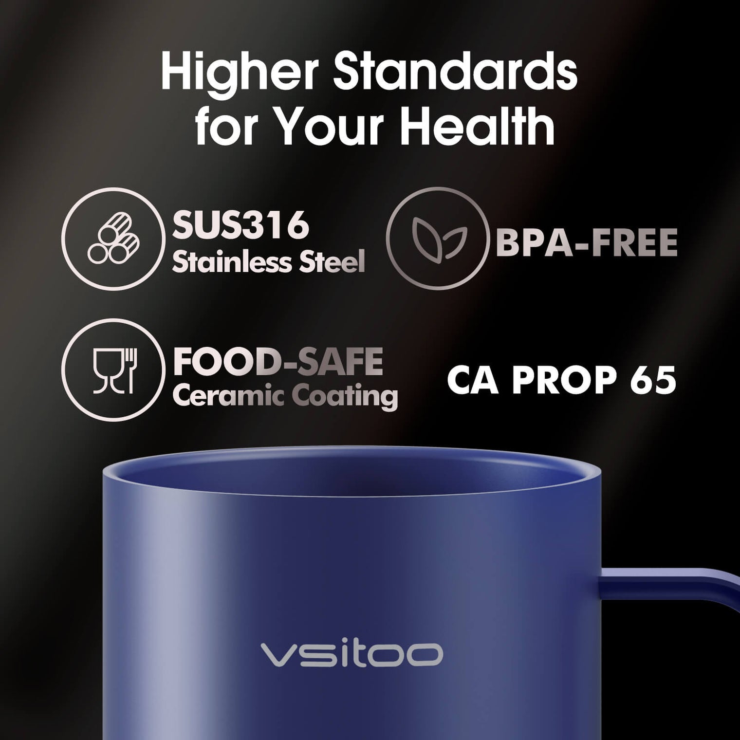 VSITOO AI Self-Heated Coffee Mug-S3 Pro VSITOO