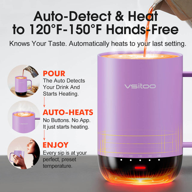 VSITOO AI Self-Heated Coffee Mug-S3 Pro VSITOO