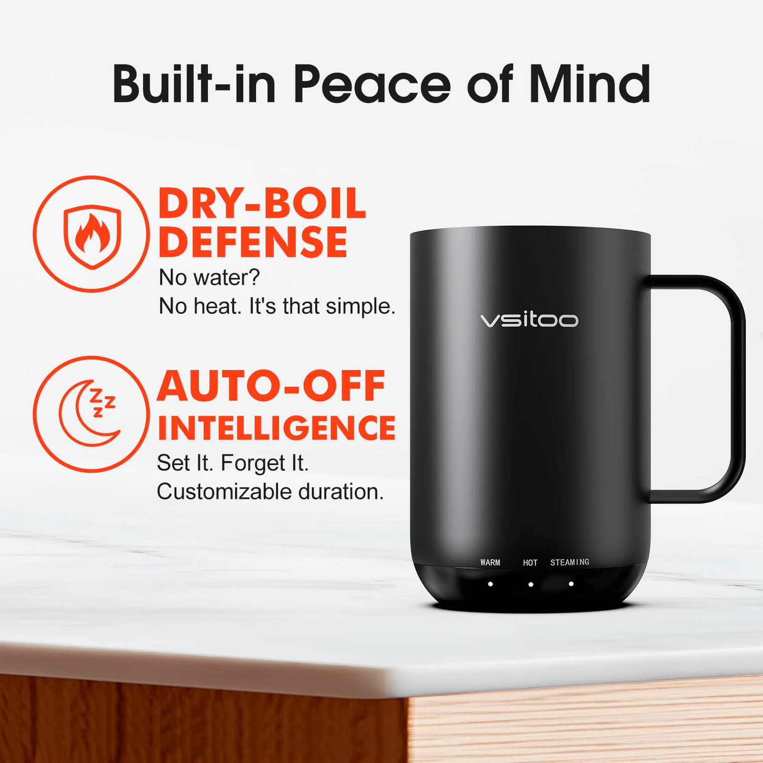 VSITOO AI Self-Heated Coffee Mug-S3 Ultra VSITOO