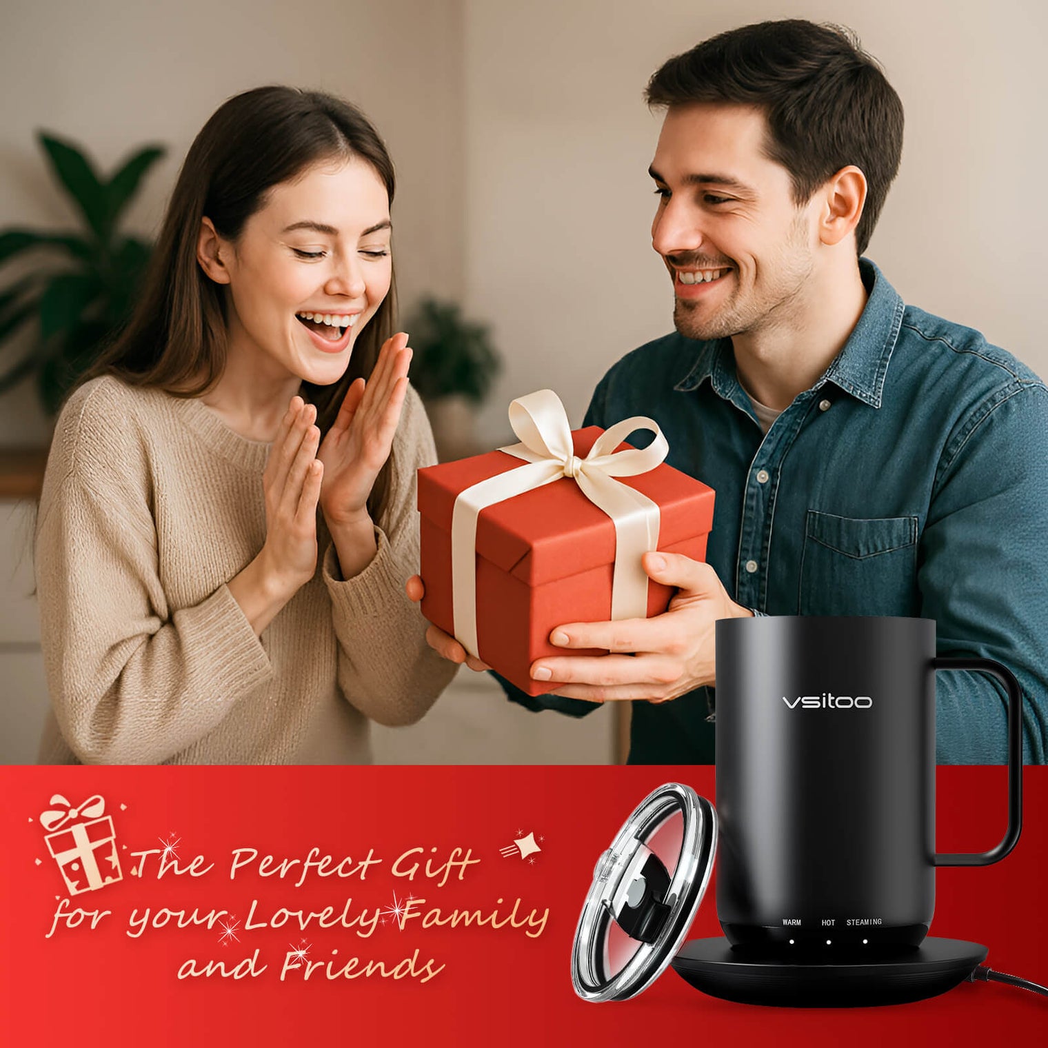 VSITOO AI Self-Heated Coffee Mug-S3 Ultra VSITOO