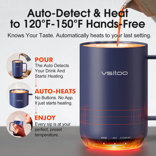VSITOO AI Self-Heated Coffee Mug-S3 Ultra VSITOO