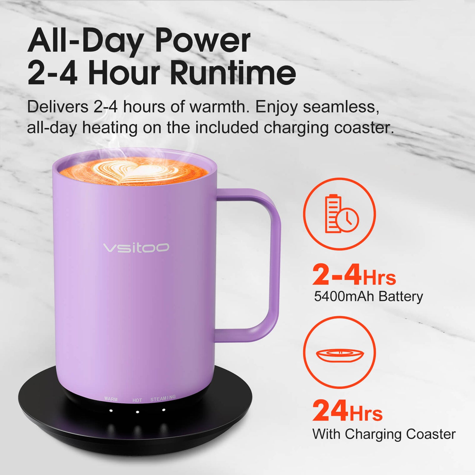 VSITOO AI Self-Heated Coffee Mug-S3 Ultra VSITOO