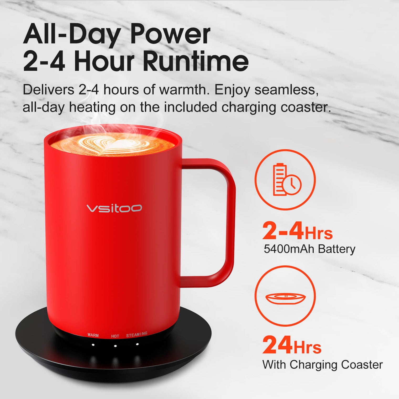 VSITOO AI Self-Heated Coffee Mug-S3 Ultra VSITOO