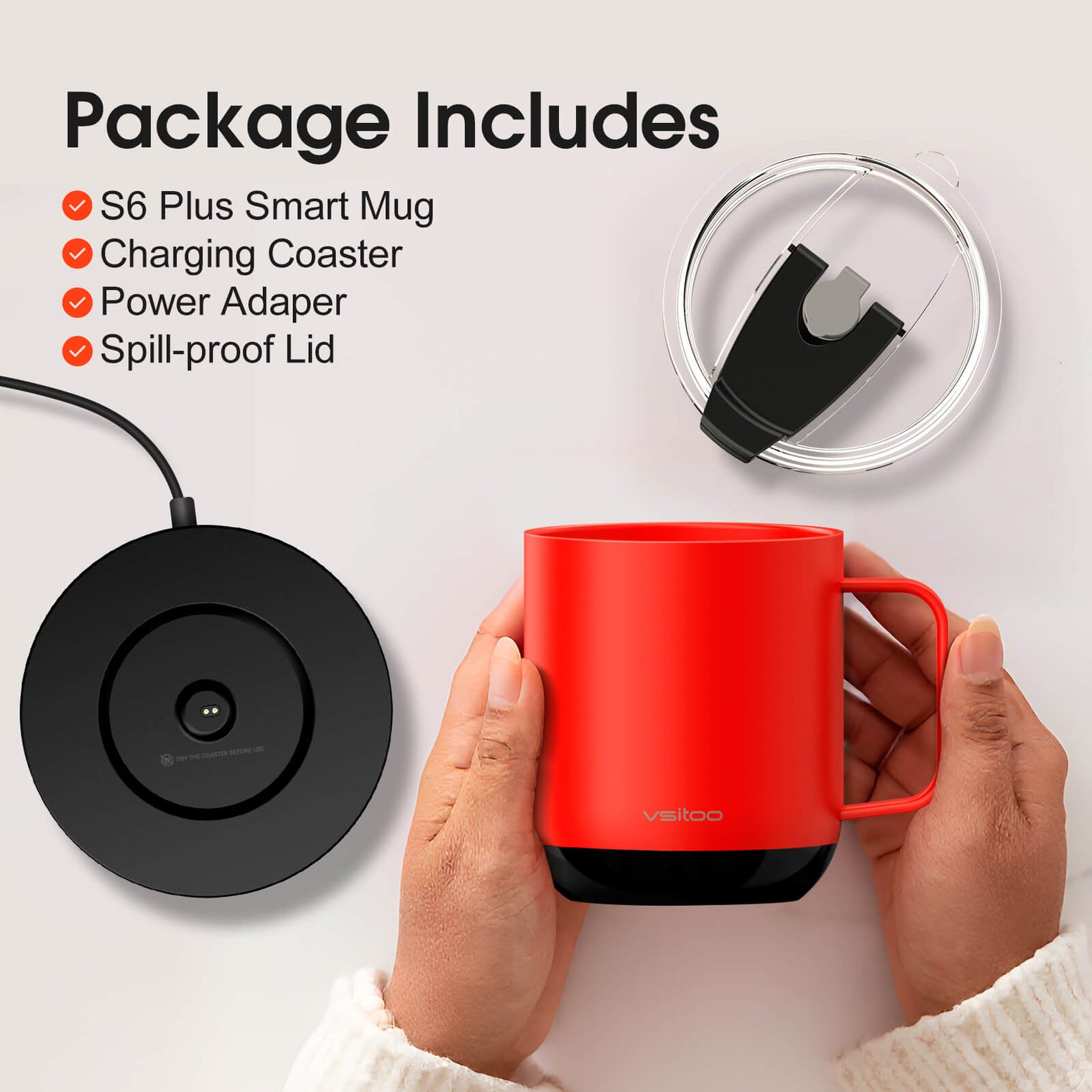 VSITOO AI Self-Heated Coffee Mug-S6 Plus VSITOO