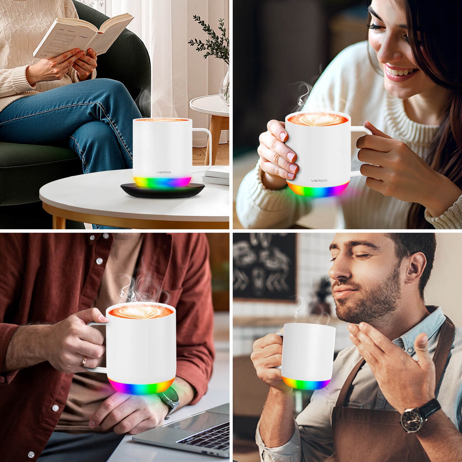 VSITOO AI Self-Heated Coffee Mug-S6 Plus VSITOO