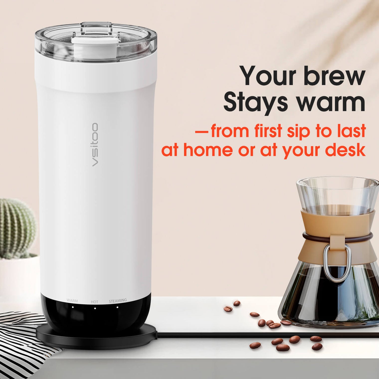 VSITOO AI Self-Heated Coffee  Travel Mug-S5 VSITOO