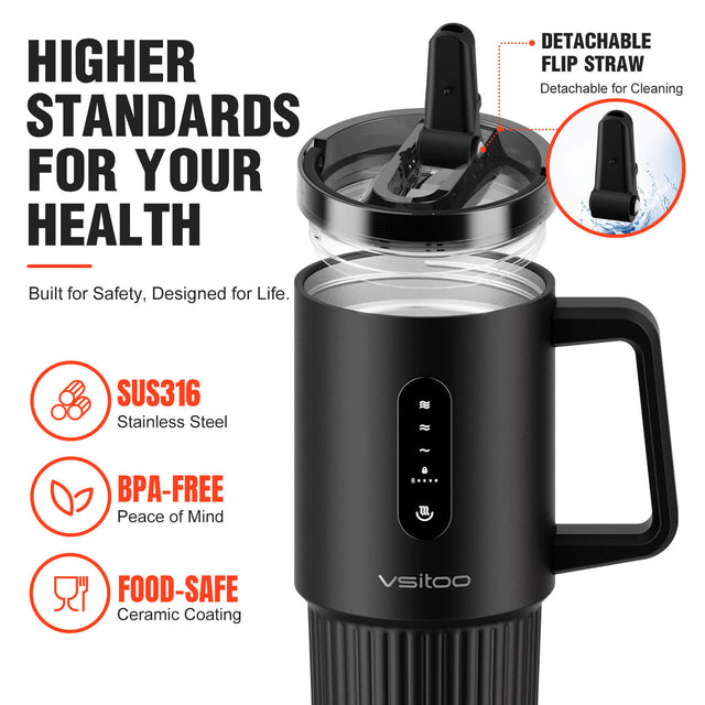 VSITOO AI Self-Heated Coffee  Travel Mug-S5 Pro