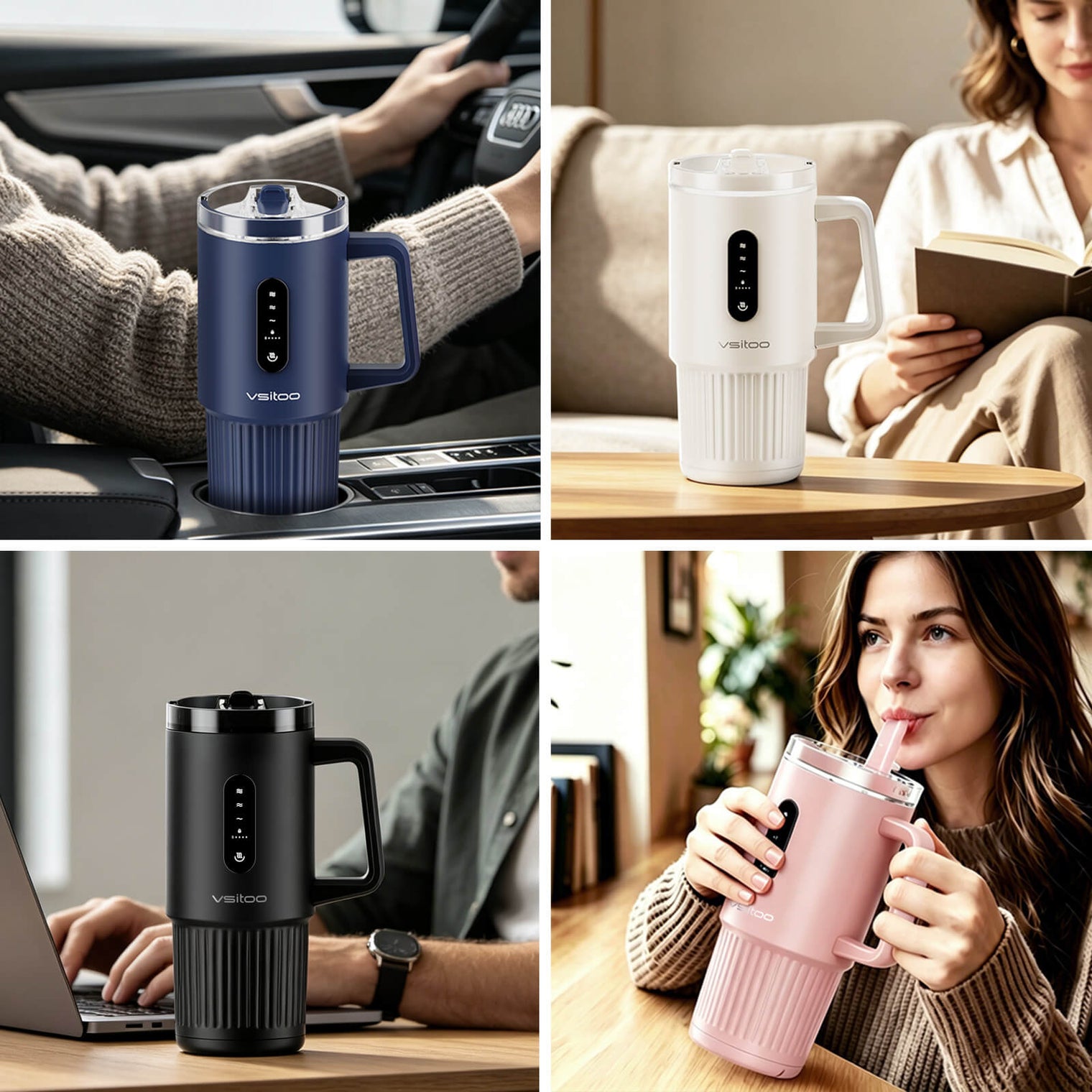 VSITOO AI Self-Heated Coffee  Travel Mug-S5 Pro