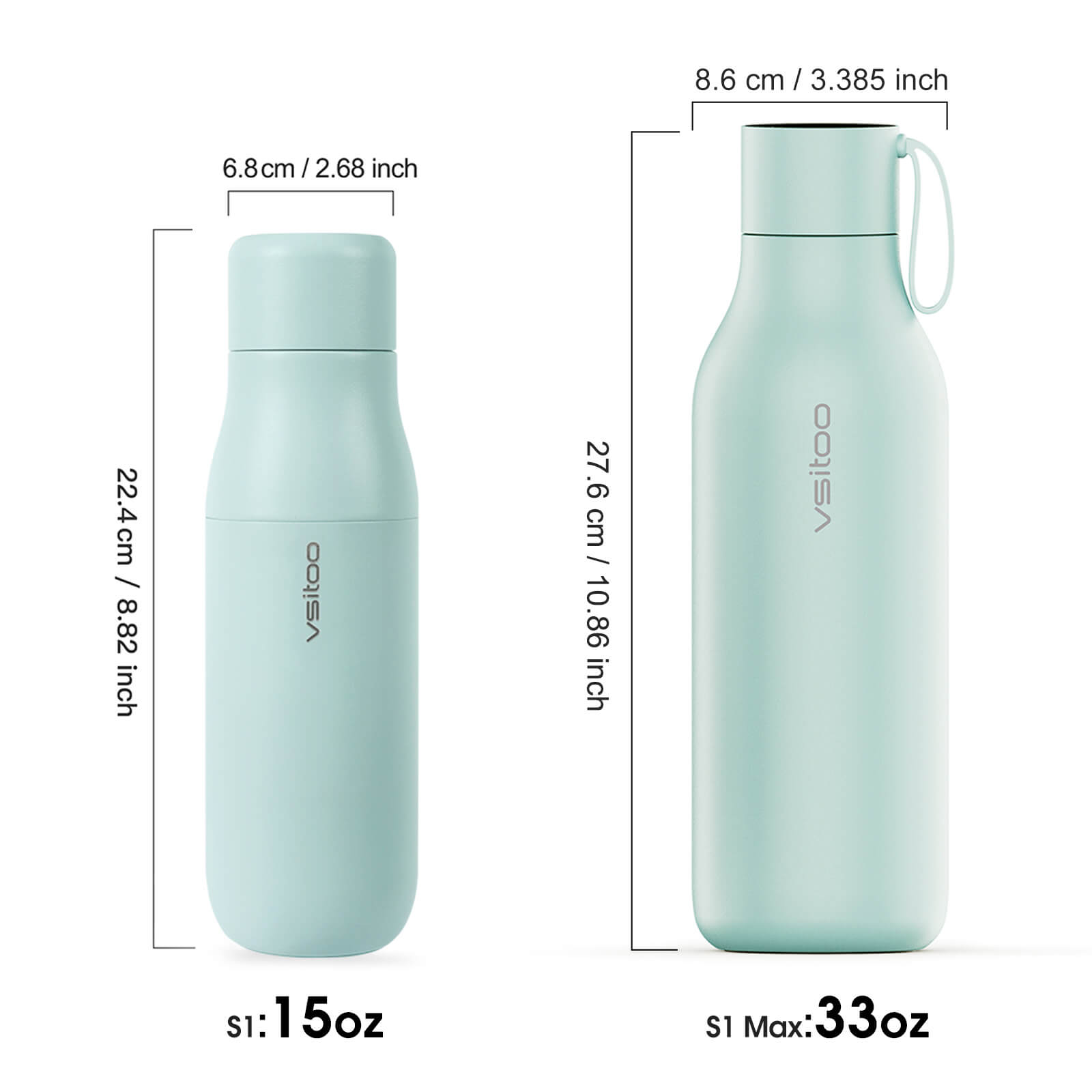 極美品　ON THE WATER TYPE1 AIOT! ver. VSITOO AI Self-Cleaning Water Bottle-S1 - VSITOO