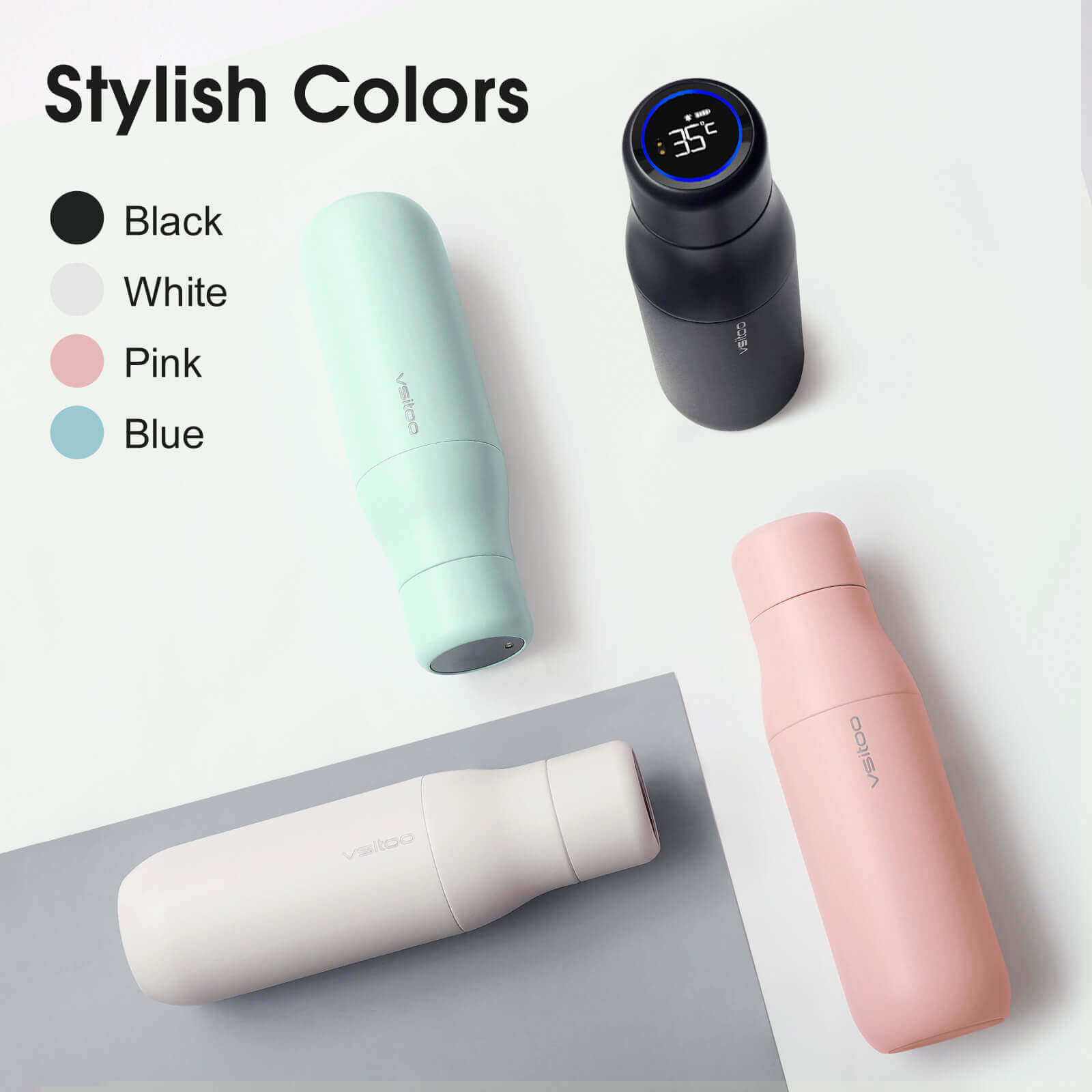 VSITOO AI Self-Cleaning Water Bottle-S1 - VSITOO