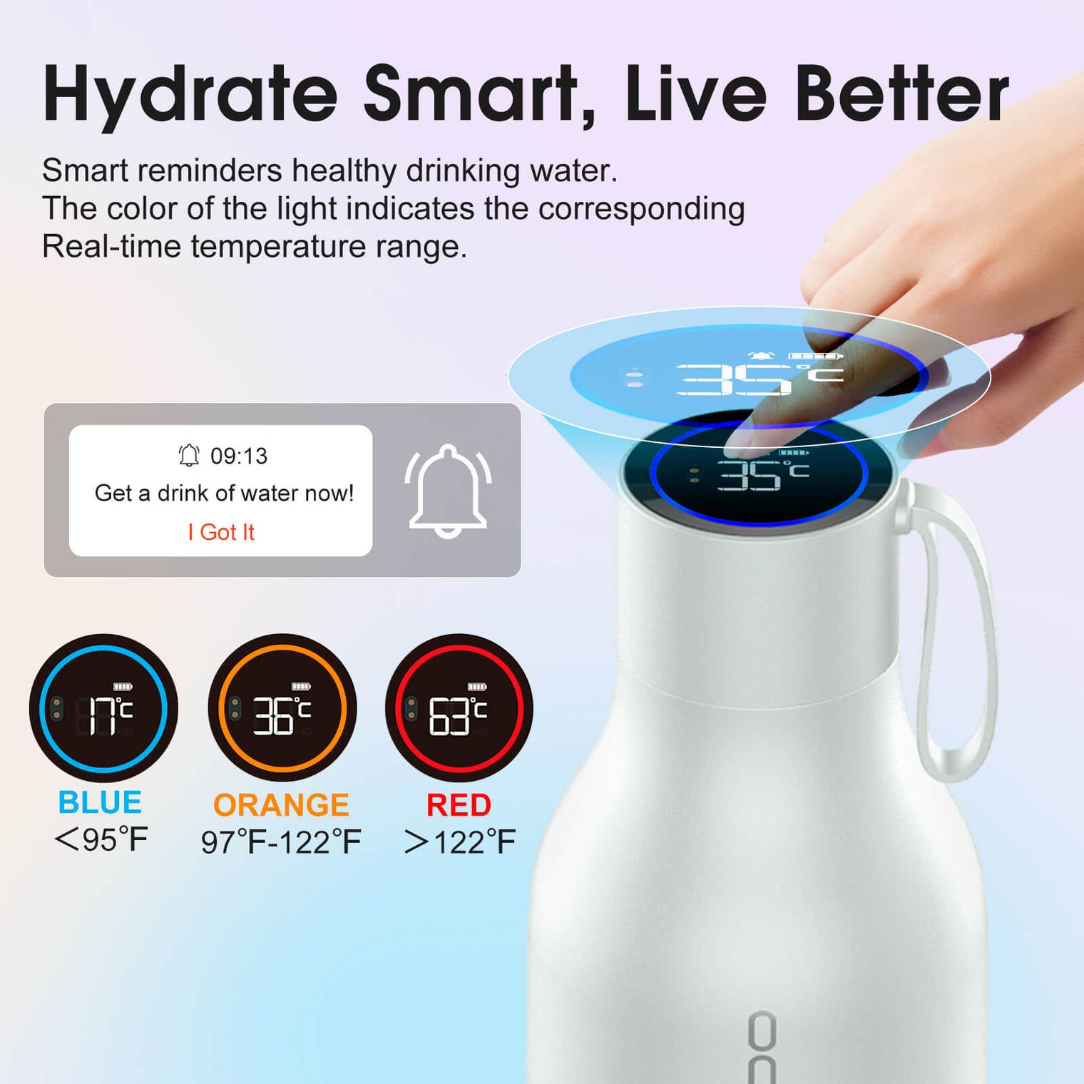 VSITOO AI Self-Cleaning Water Bottle-S1 Max VSITOO