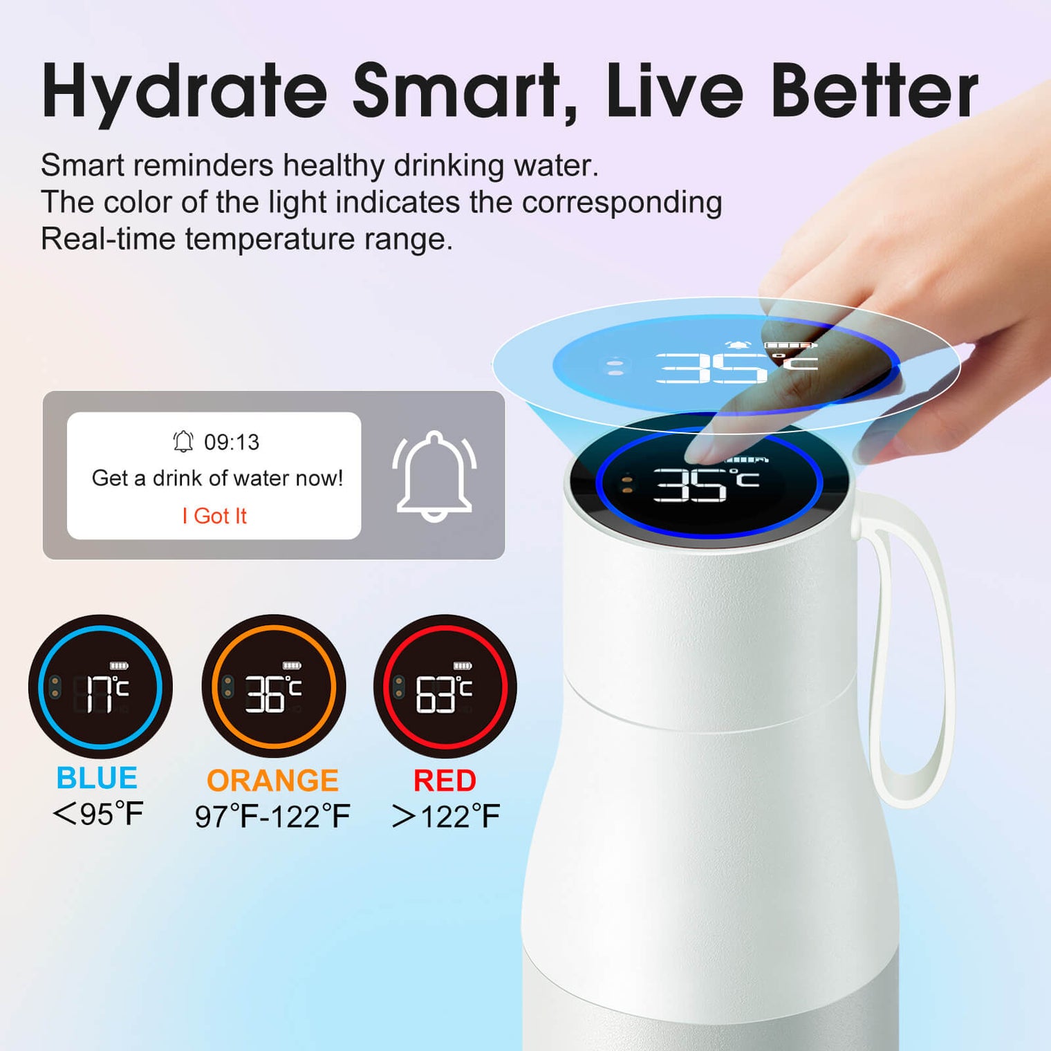 VSITOO AI Self-Cleaning Water Bottle-S1 Pro VSITOO