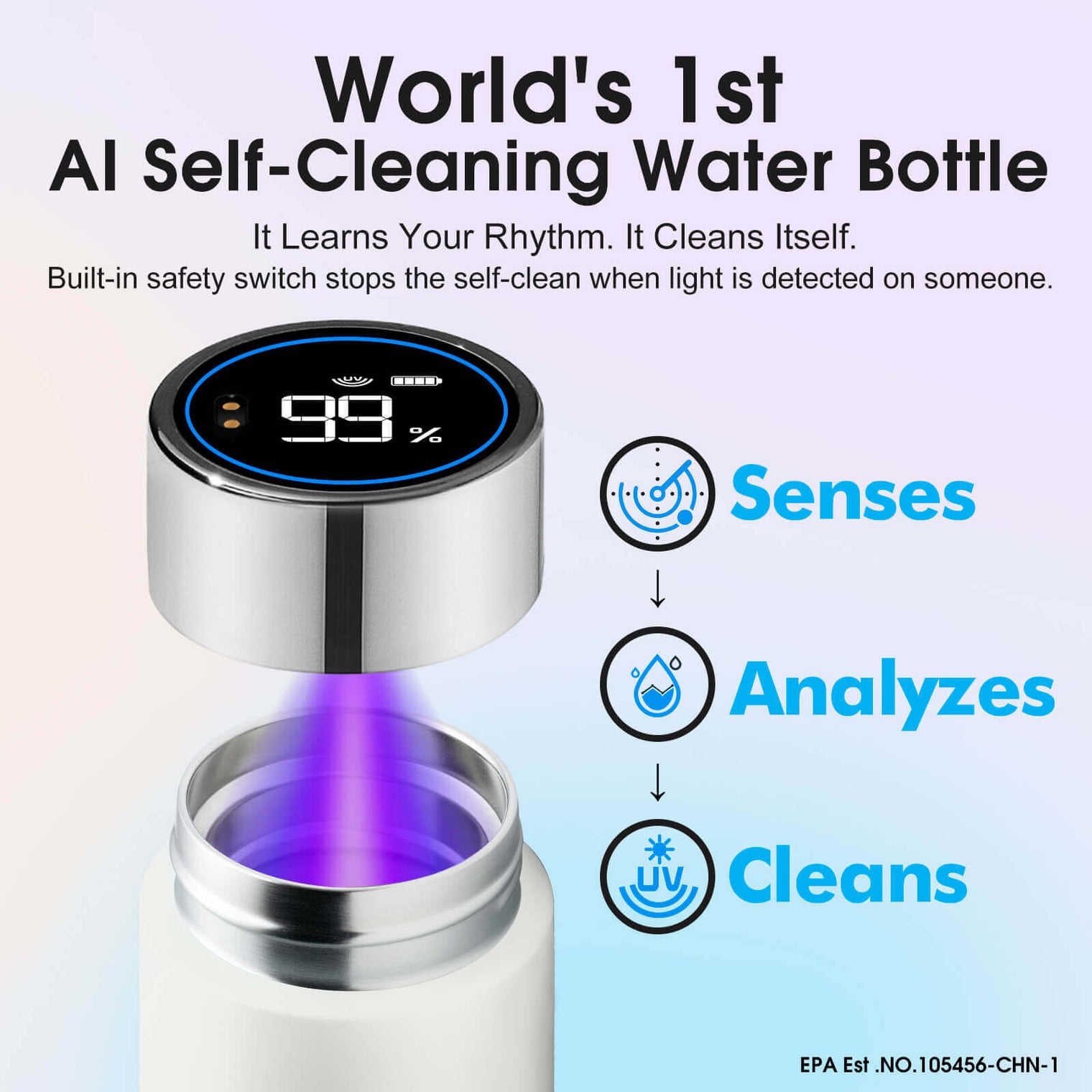 VSITOO AI Self-Cleaning Water Bottle-S1 Lite mini VSITOO