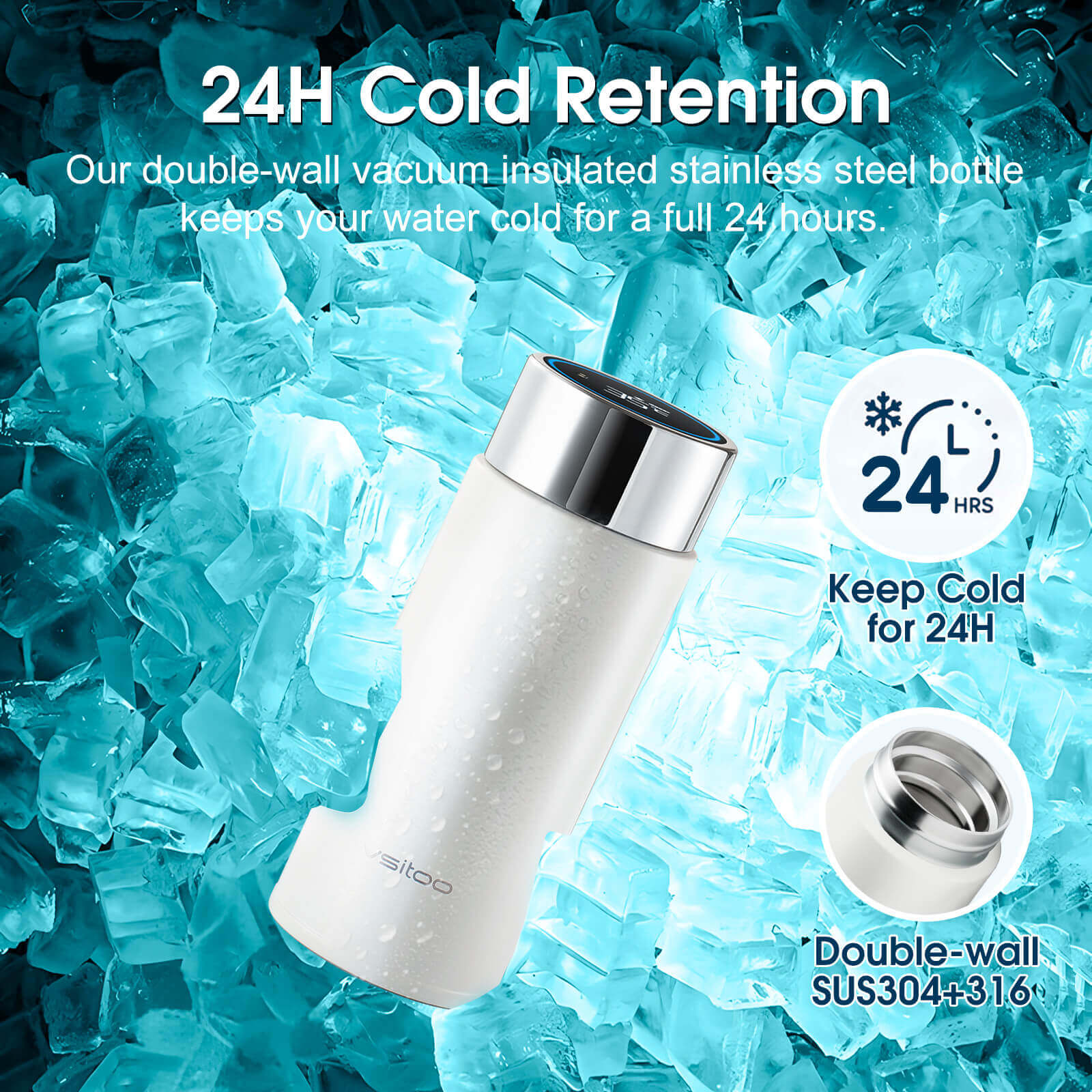 Mini Self Cleaning Water Bottle S1 Lite - VSITOO