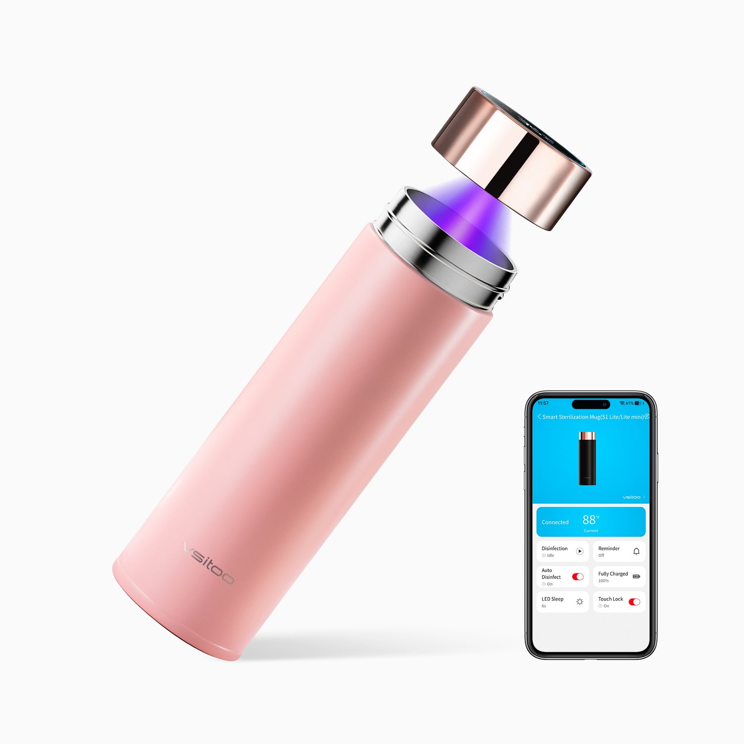 VSITOO AI Self-Cleaning Water Bottle-S1 Lite VSITOO